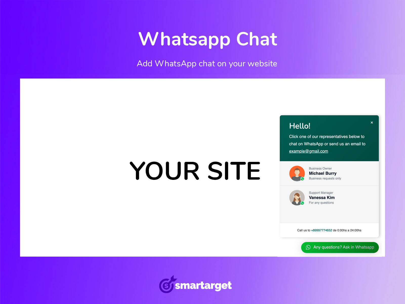 Smartarget Whatsapp Chat Cloudflare Apps